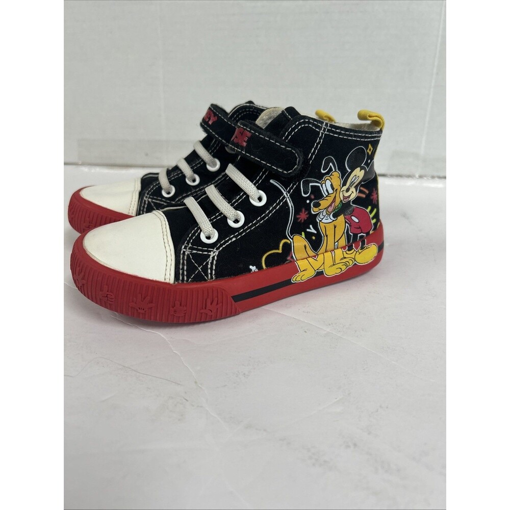 Mickey Mouse Toddler Hi High Top Sneakers Pluto Size 10
